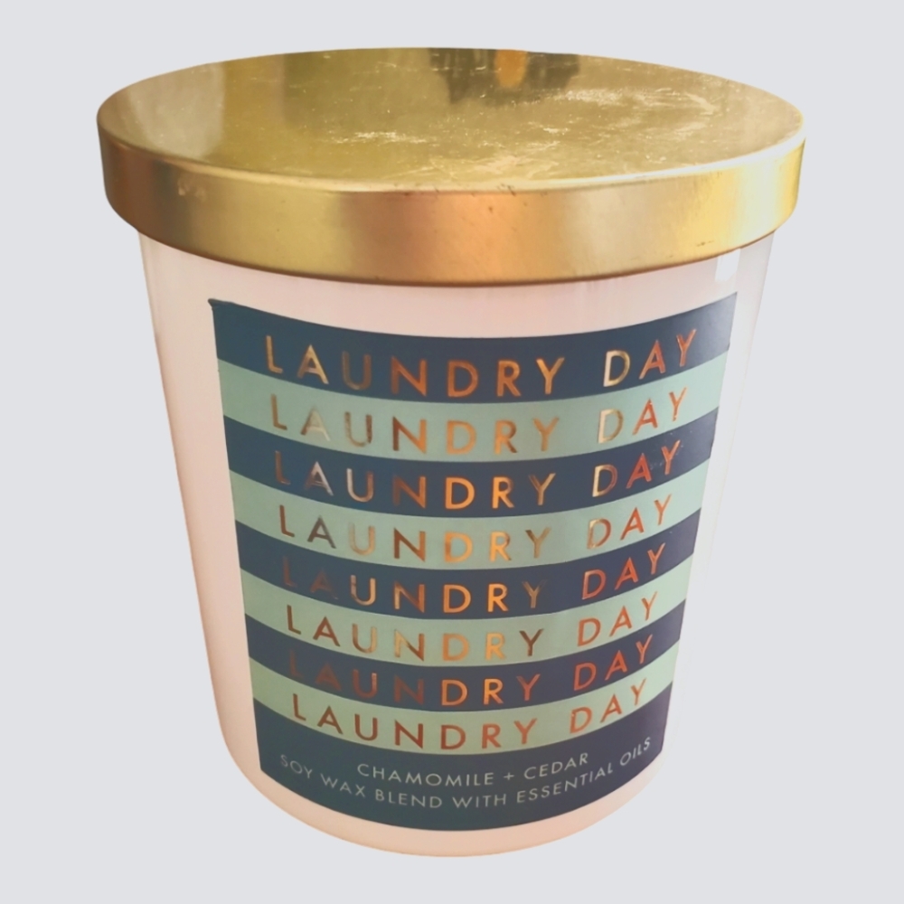 HeyPop Laundry Day 10oz Glass Jar Candle